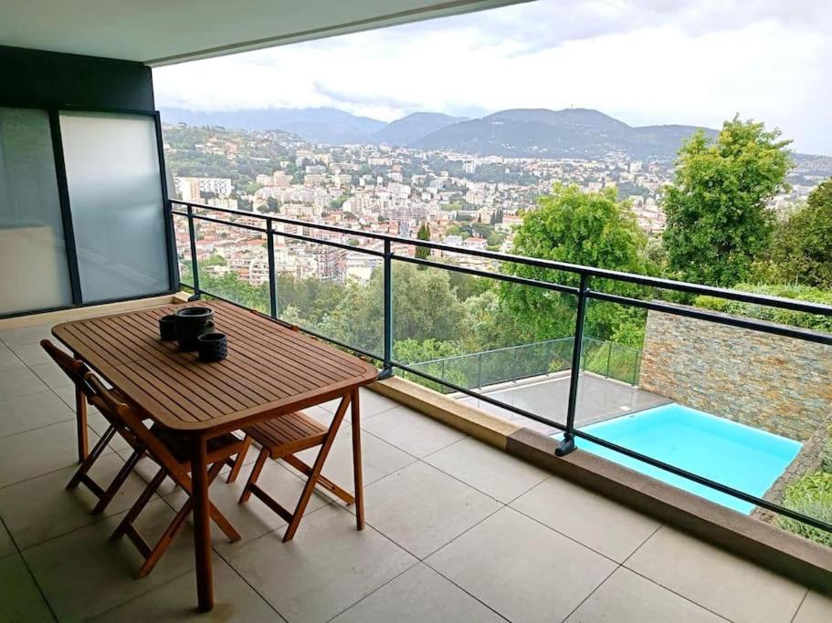 Pessicart - T2 Avec Terrasse - Residence Avec Piscine Nice Extérieur photo